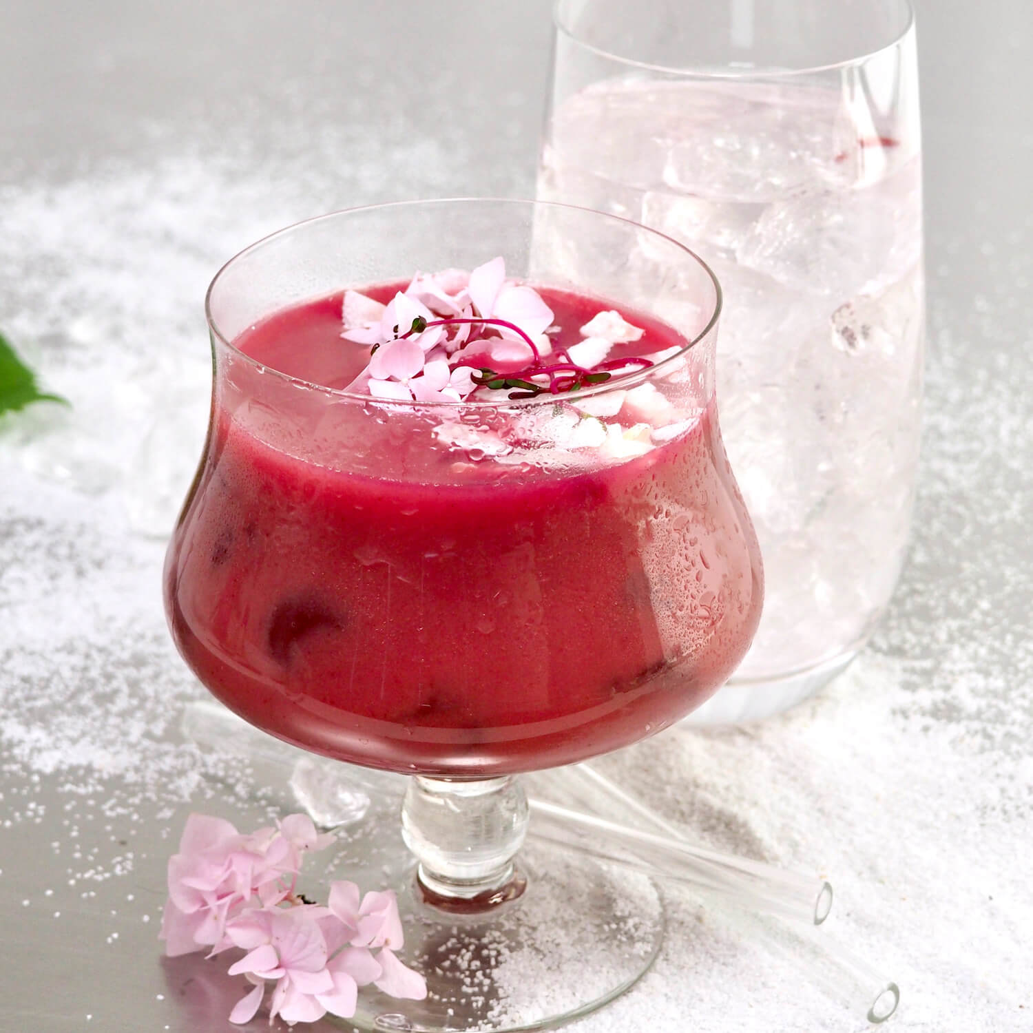 Pink juice med Rødbede spirer